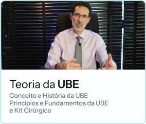 Módulos do curso EAD de endoscopia da coluna da Surg+.