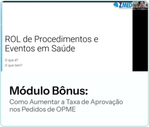 Módulos do curso EAD de endoscopia da coluna da Surg+.